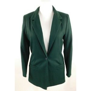 Vintage Prestige Blazer Jacket 10 Hunter Green